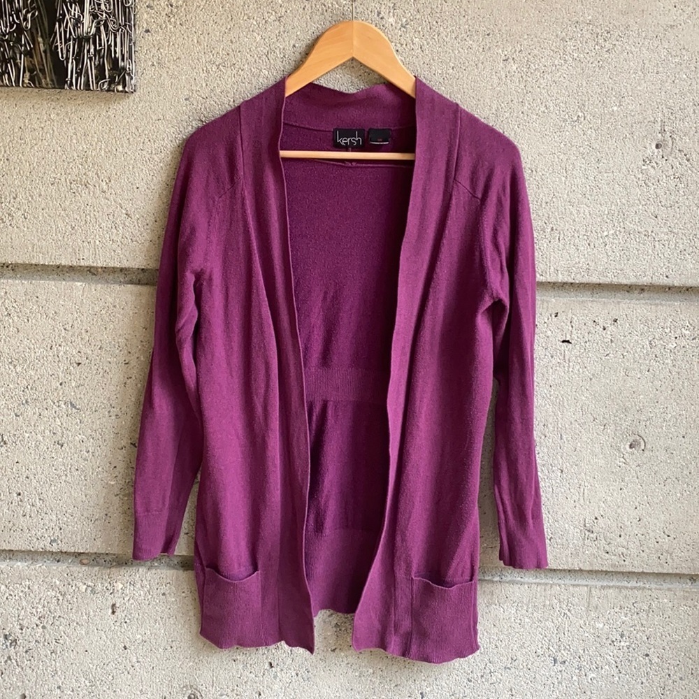 Kersh Open Front Cardigan Lightweight Knit